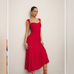 NEW WITH TAGS! Reformation Bryson dress - cherry 04P. Perfect holiday dress!